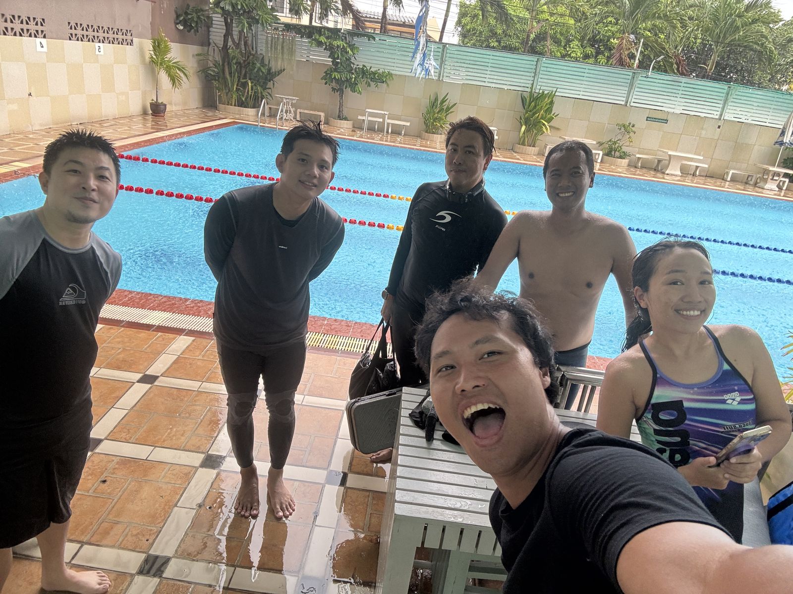 Freediver Journey group after a coached pool session